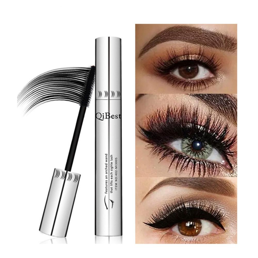 Huda Beauty Makeup Set - Qibest Zwarte Mascara Wimpers Mascara 4D