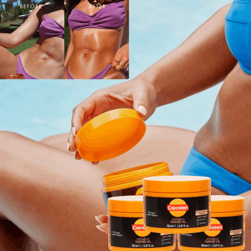 Body Shimmer Lotion - Carrot Shimmer Zonnebankgel - Zonnebanklotion voor