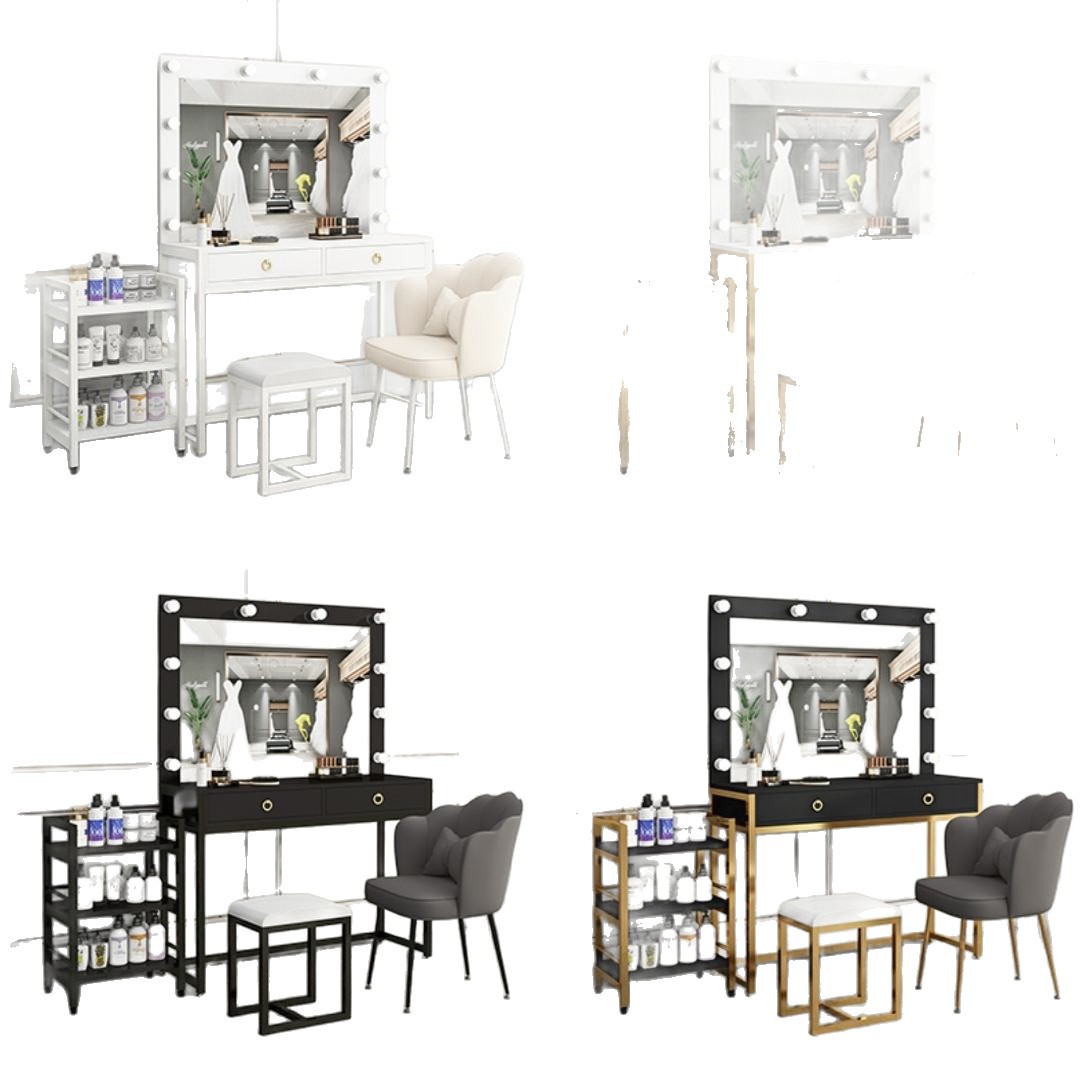 Beauty And Makeup Studio - Studio kaptafel met geïntegreerde lamp en