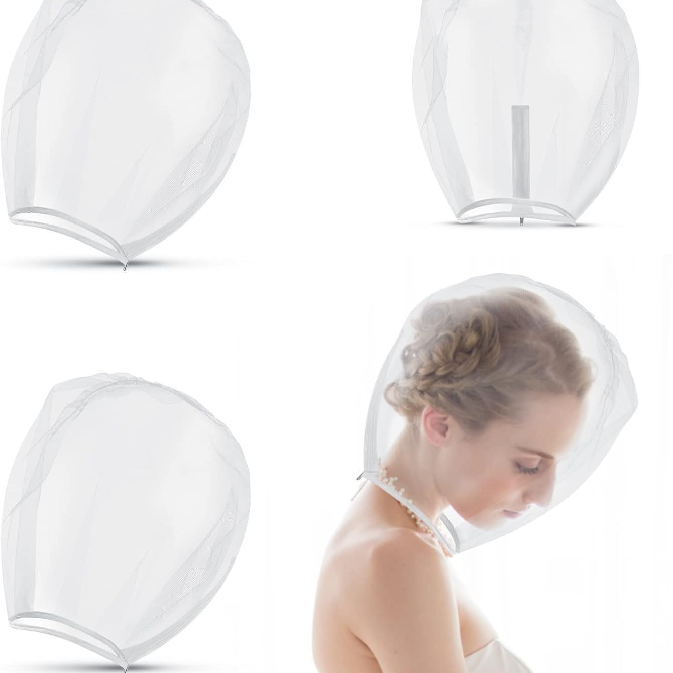 Beauty Halloween Makeup - Herbruikbare 'Bride to Be' nylon chiffon