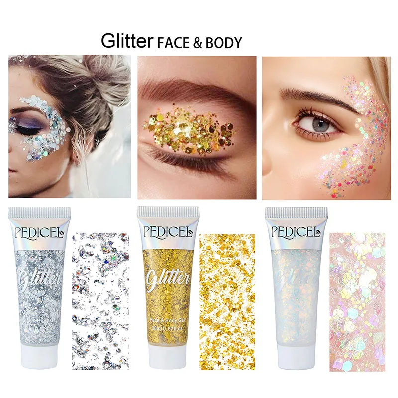 Body Shimmer Lotion - Gezichtsglitter Gel Crème Juwelen Oogschaduw Shimmer
