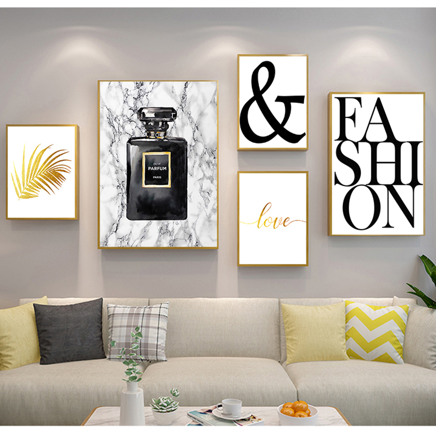 Makeup Is Beauty Quotes - Lippenstiftfoto's Slaapkamerdecoratie Woondecoratie Parfum Make-up Posters