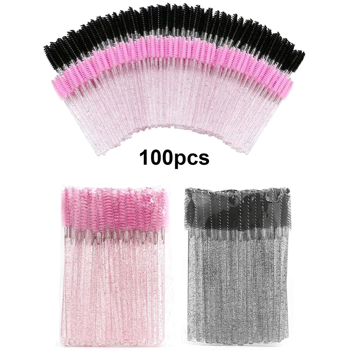 Beauty Makeup Products - Groothandel 100 STKS Mascara Spoolies Wegwerp