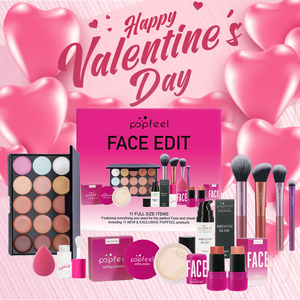 POPFEEL Valentijnsdag- en vaka - Huda Beauty Makeup Set recensie en prijs