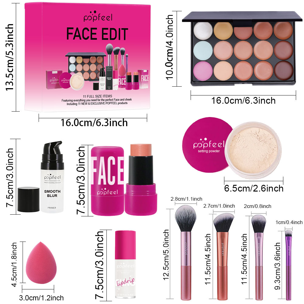 POPFEEL Valentijnsdag- en vaka - Huda Beauty Makeup Set recensie en prijs