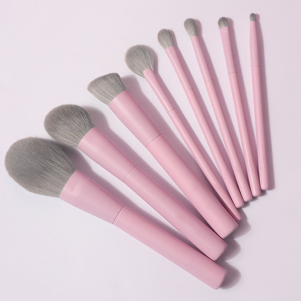 Roze make-upborstelset Synthet - Beauty Makeup Products recensie en prijs