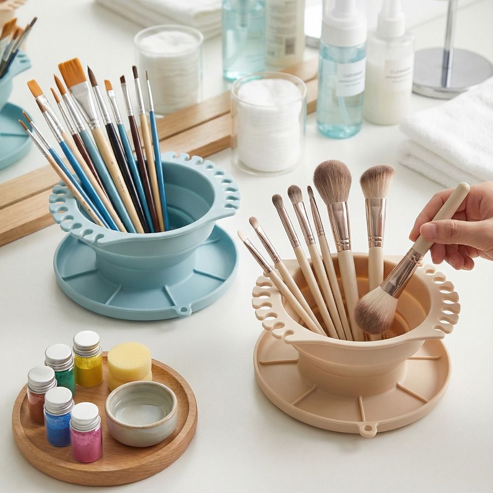 Siliconen make-upborstel Reini - Makeup Brush Set recensie en prijs