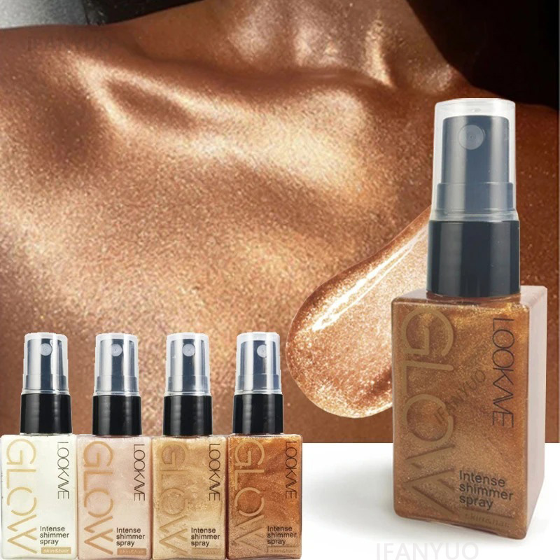 Parelmoer Glitter Spray Shimme - Body Shimmer Lotion recensie en prijs