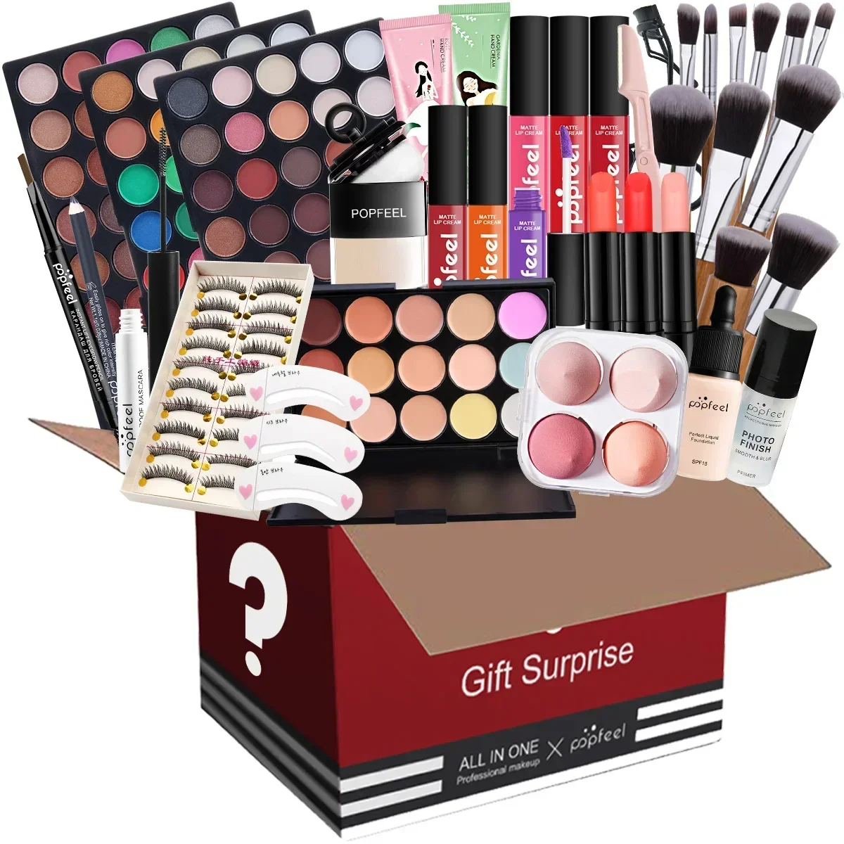 POPFEEL Alles-in-één make-upki - Huda Beauty Makeup Set recensie en prijs