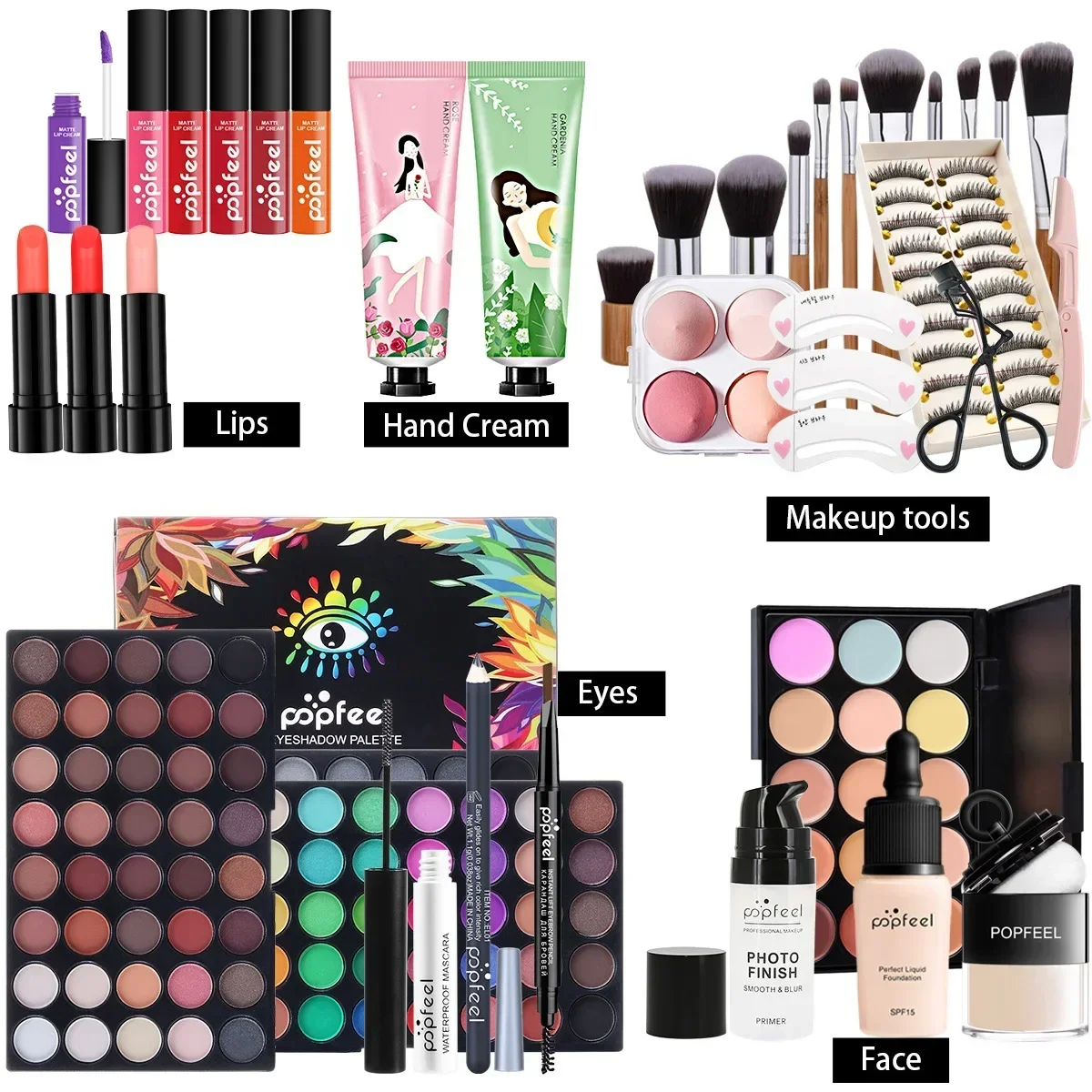 POPFEEL Alles-in-één make-upki - Huda Beauty Makeup Set recensie en prijs