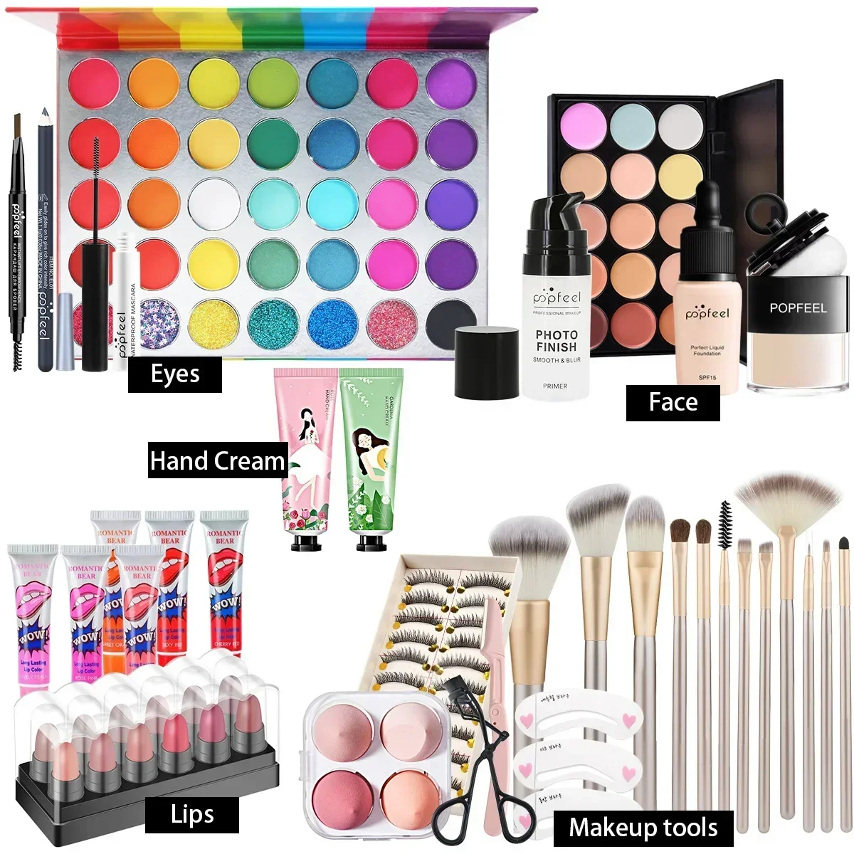 POPFEEL Alles-in-één make-upki - Huda Beauty Makeup Set recensie en prijs