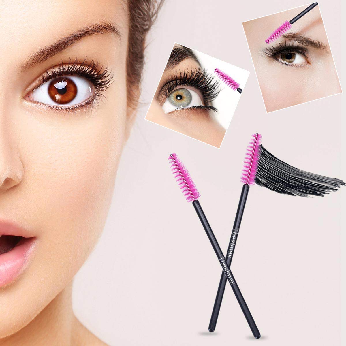 500 stks Wimperborstels Wands  - Makeup Brush Set recensie en prijs