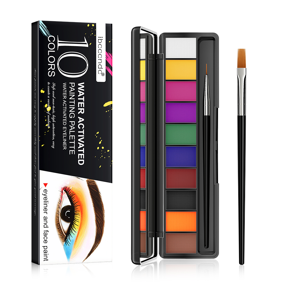 10 kleuren Glow Fluorescerende - Beauty Halloween Makeup recensie en prijs