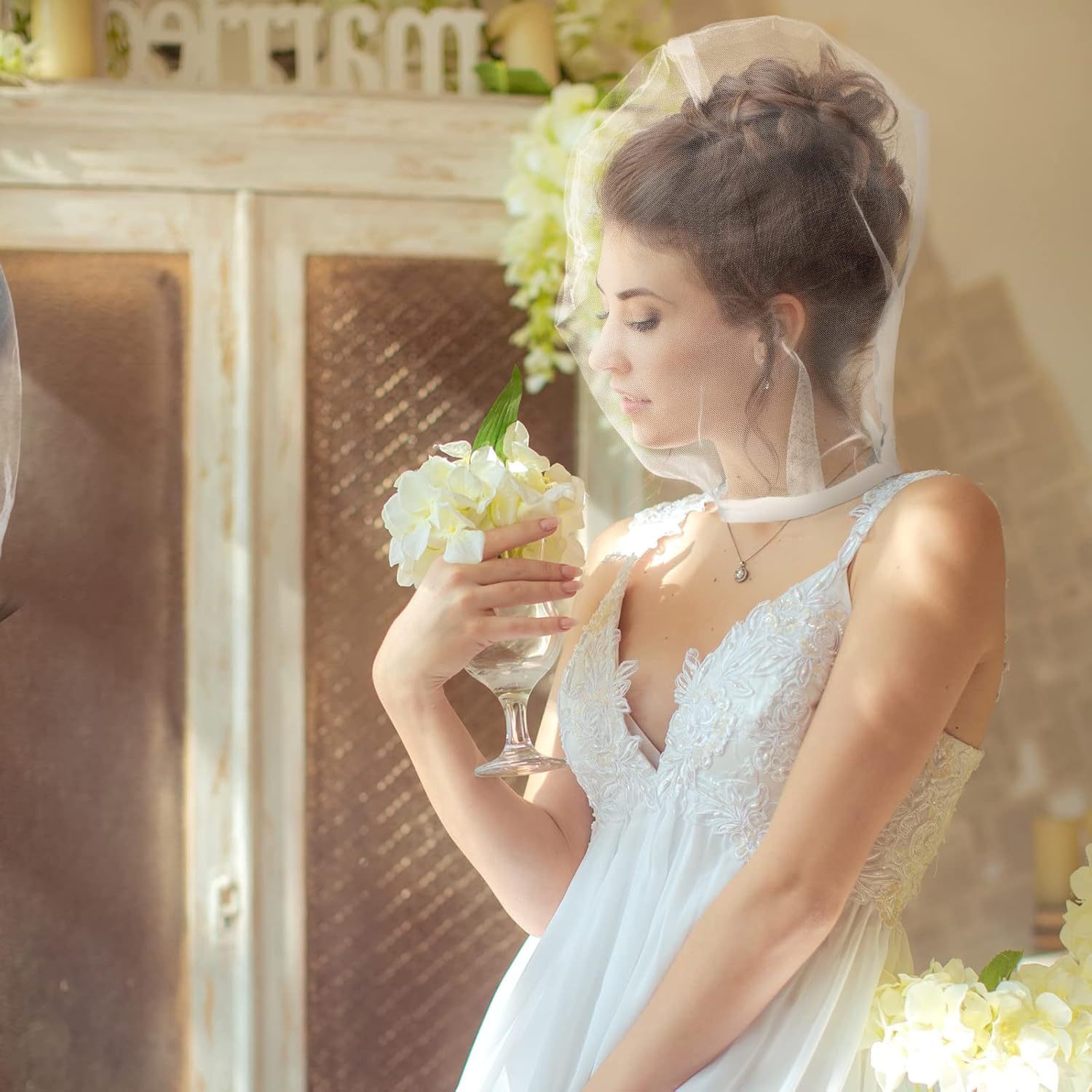 Herbruikbare 'Bride to Be' nyl - Beauty Halloween Makeup recensie en prijs
