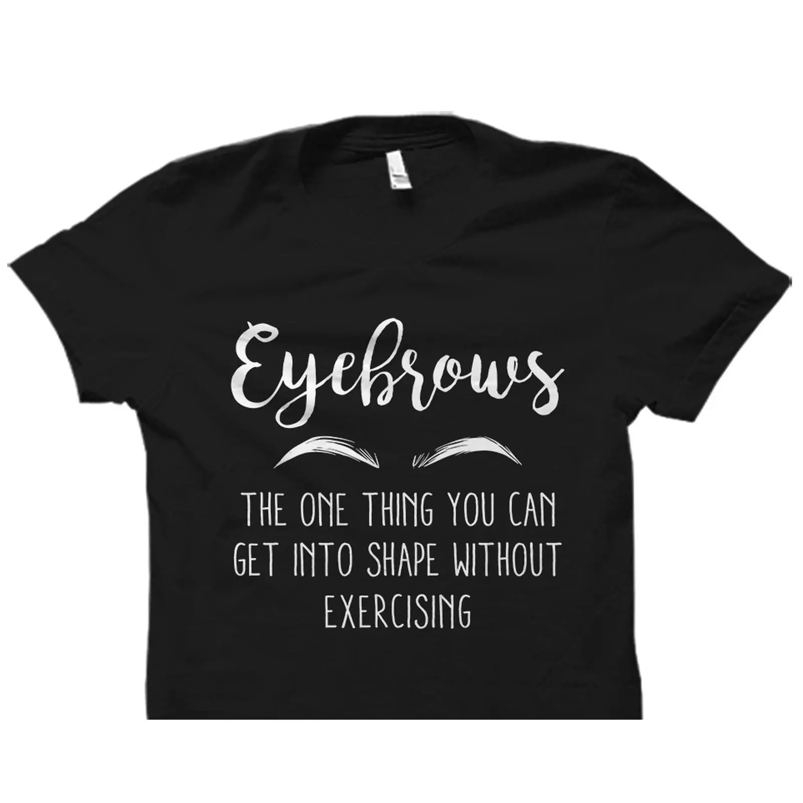 Grappige Wenkbrauwen Quote T-S - Makeup Is Beauty Quotes recensie en prijs