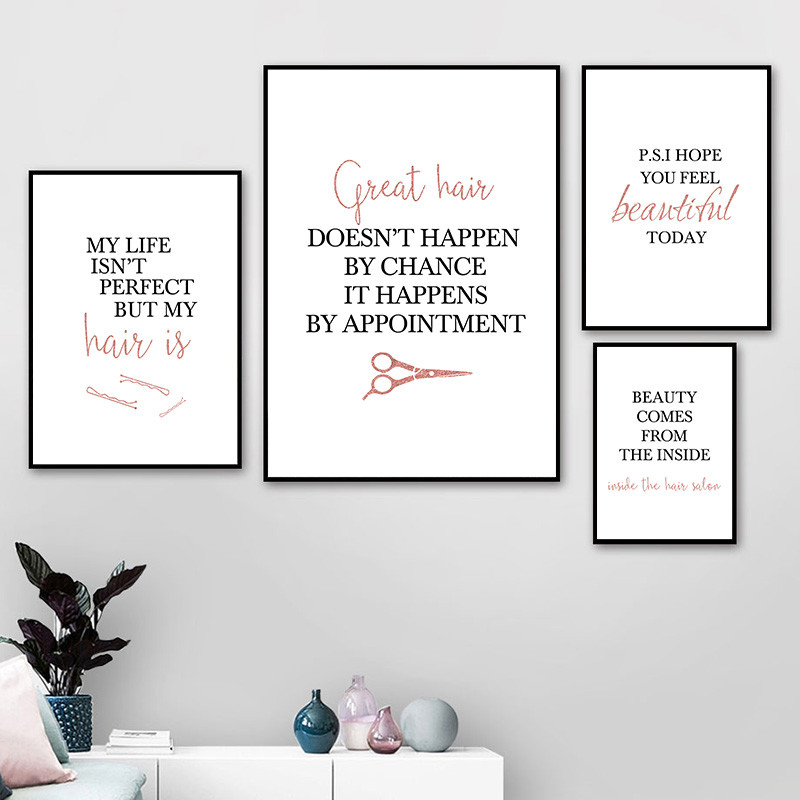 kapperszaak citaat kunst poste - Makeup Is Beauty Quotes recensie en prijs