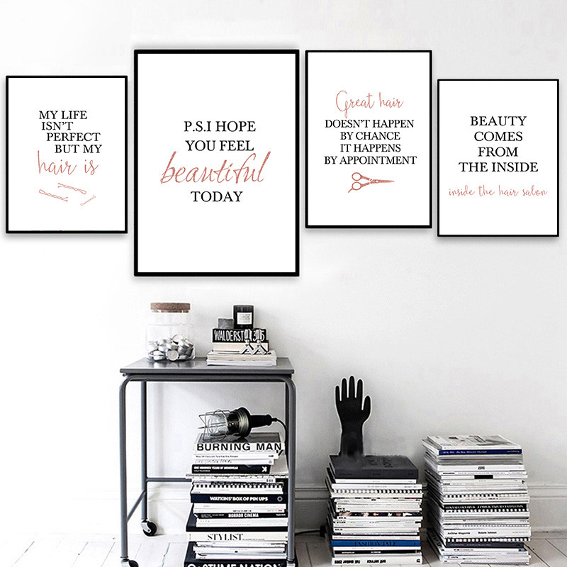 kapperszaak citaat kunst poste - Makeup Is Beauty Quotes recensie en prijs