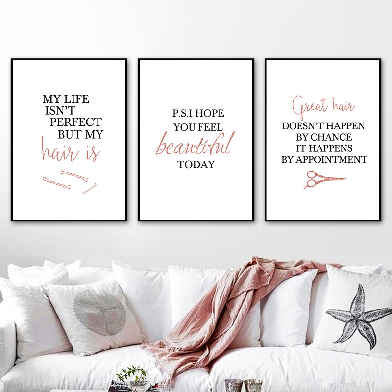 kapperszaak citaat kunst poste - Makeup Is Beauty Quotes recensie en prijs