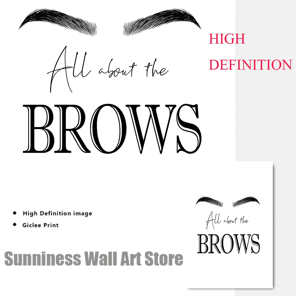 Mode Make-Up Canvas Print Wenk - Makeup Is Beauty Quotes recensie en prijs