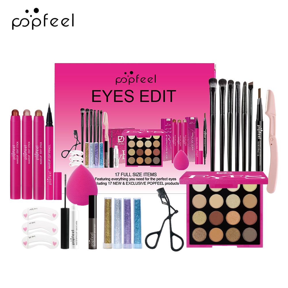 POPFEEL 22-delige oogmake-upse - Huda Beauty Makeup Set recensie en prijs