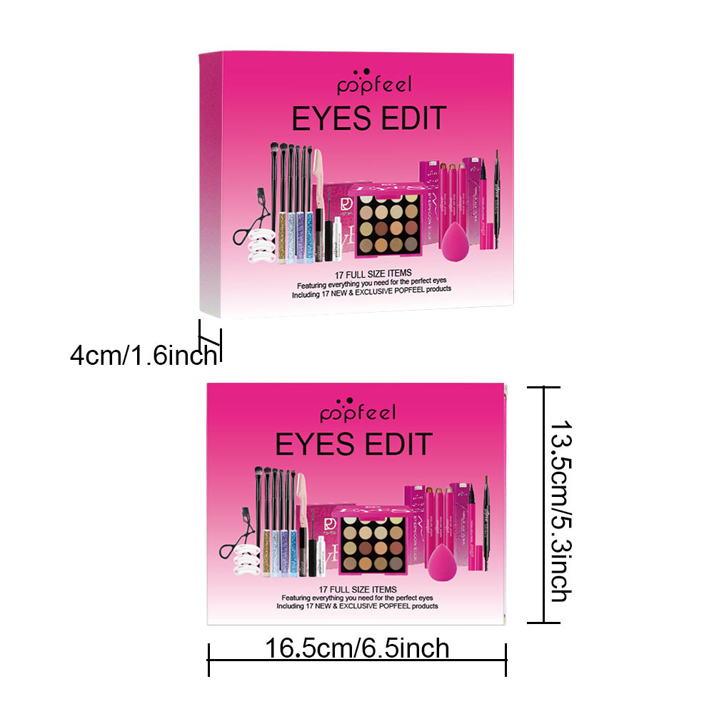 POPFEEL 22-delige oogmake-upse - Huda Beauty Makeup Set recensie en prijs