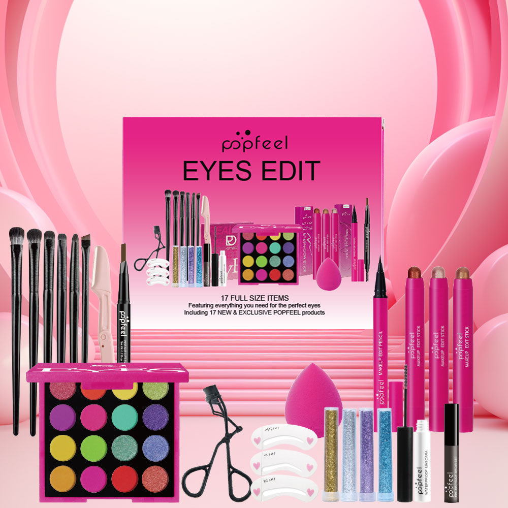 POPFEEL 22-delige oogmake-upse - Huda Beauty Makeup Set recensie en prijs